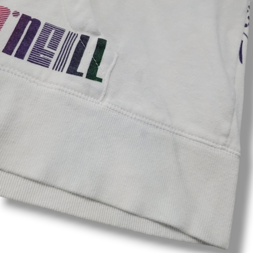 O'Neill Sweatshirt Size Large Y2k Surfer Girl Surf Culture Boho Chic With Flaws - Picture 12 of 13